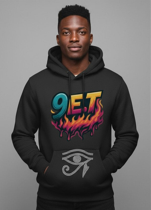 🔥 STAR-CHILD Heavyweight Rhinestone Hoodie