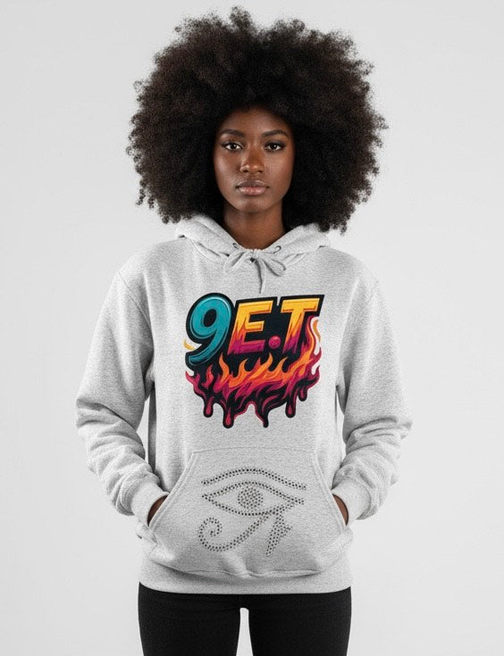 🔥 STAR-CHILD Heavyweight Rhinestone Hoodie